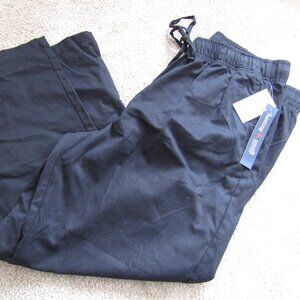 Hasting & Smith Petites Pull on Elastic Waist Black Petite XL Straight Pant NWT